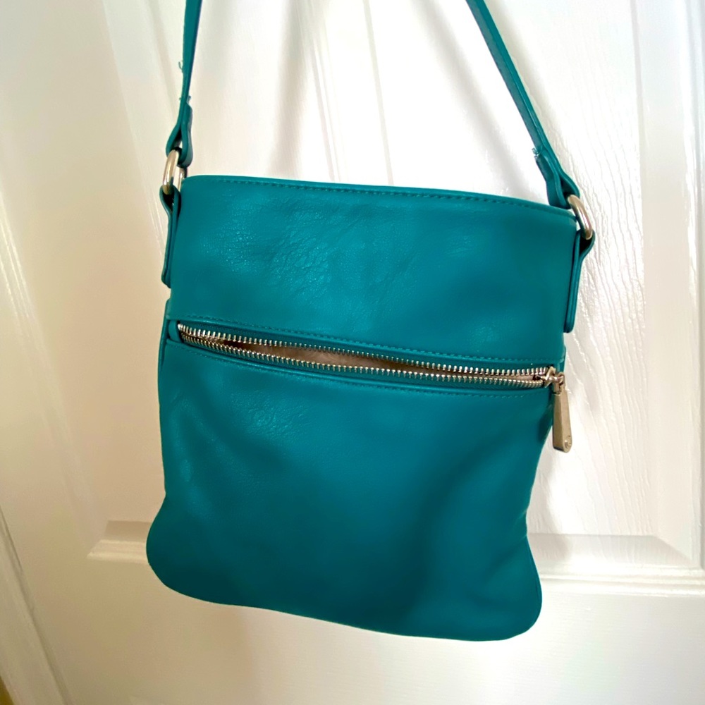 Teal Adjustable Crossbody Purse